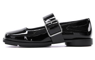 CHOCO CONCERT Cow Leather Flat Mary Jane Shoes Women's