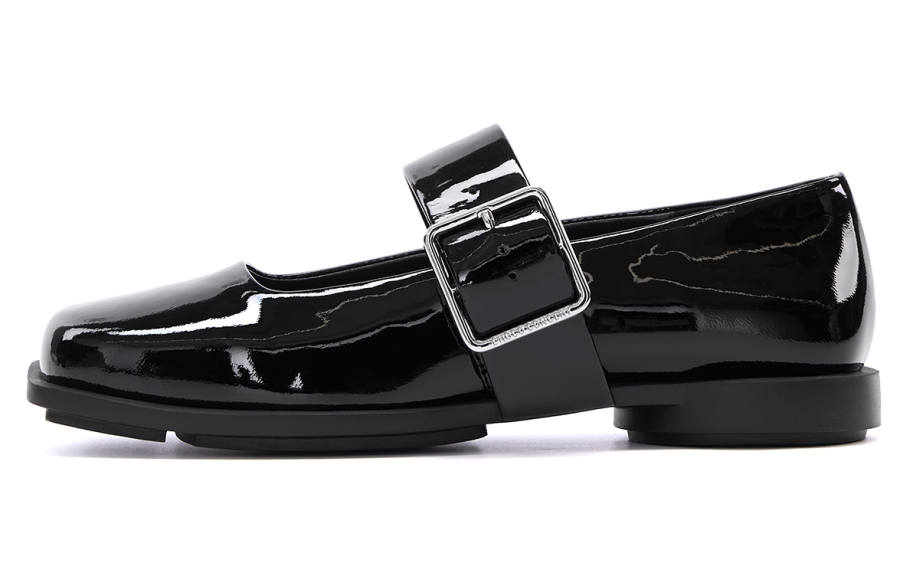 CHOCO CONCERT Cow Leather Flat Mary Jane Shoes Women's