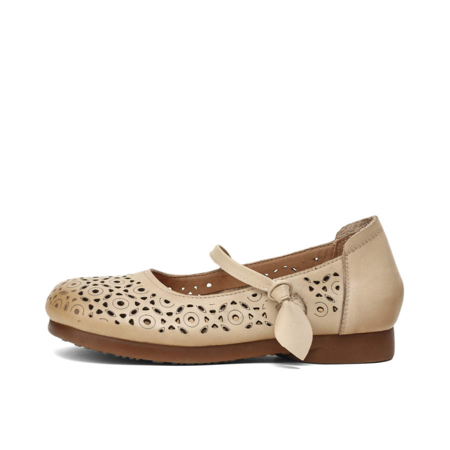 OCCAMAN Top Grain Cow Leather Mary Jane Shoes Women's