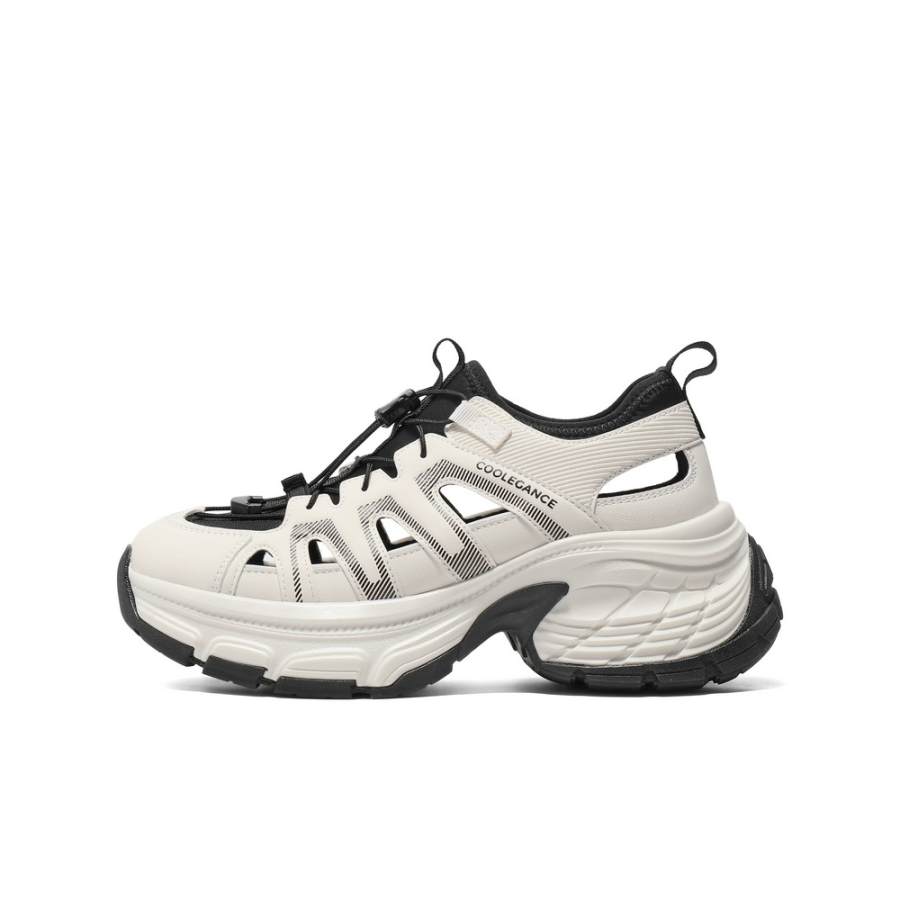 BELLE Synthetic Leather Low top Chunky Sneakers Women's