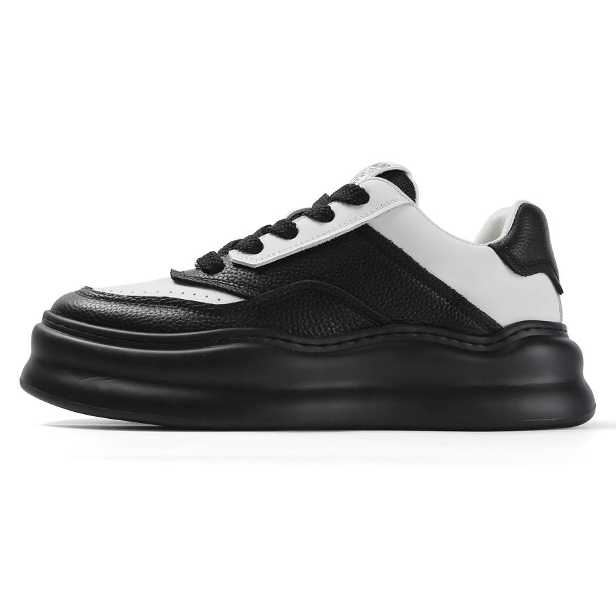 KAIMALONG Cow Leather Low top Skateboard Shoes Men's