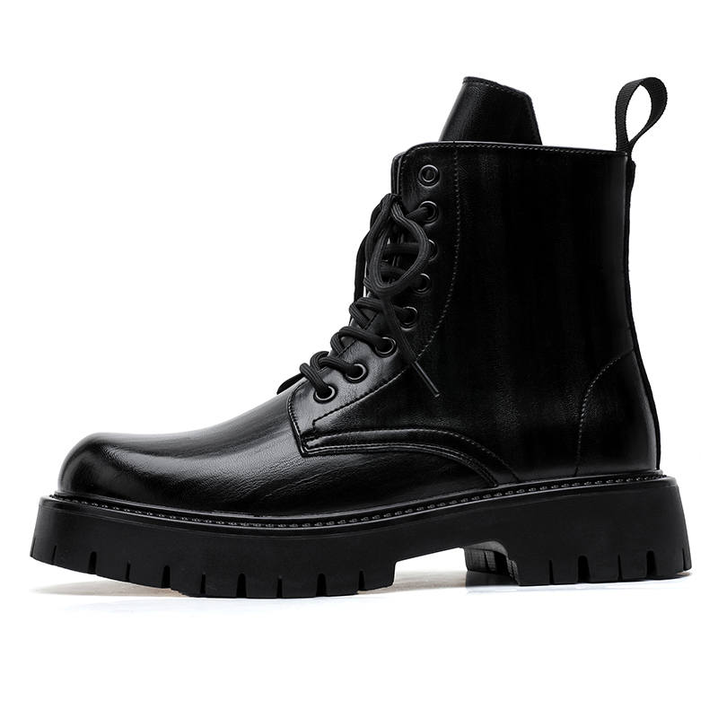 CHILANG CHILANG Combat Boots Men's Black/Brown