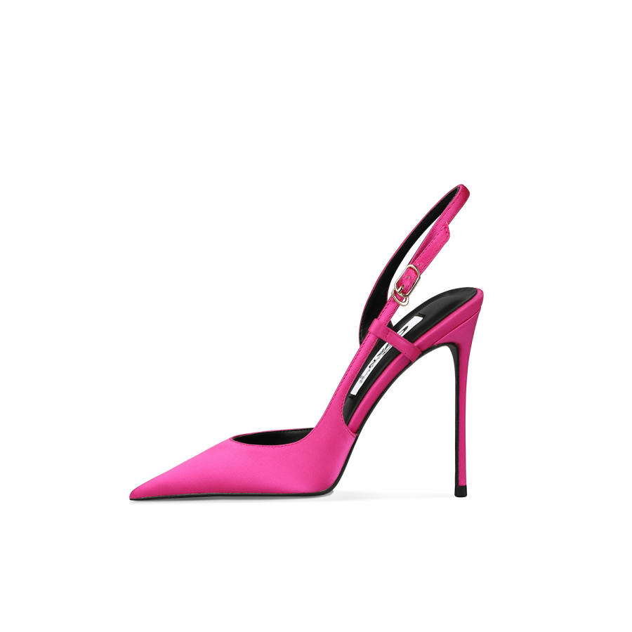 Ganxiaojie One Strap Sandals 6CM/8CM/10CM Women's Peach Pink