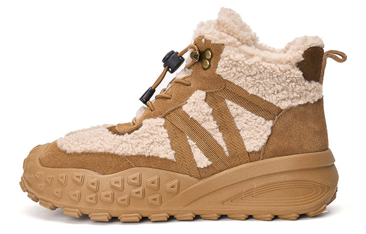 Joy&Mario Gorpcore Fleece Lined Cute And Cool Short Snow Boots Women's