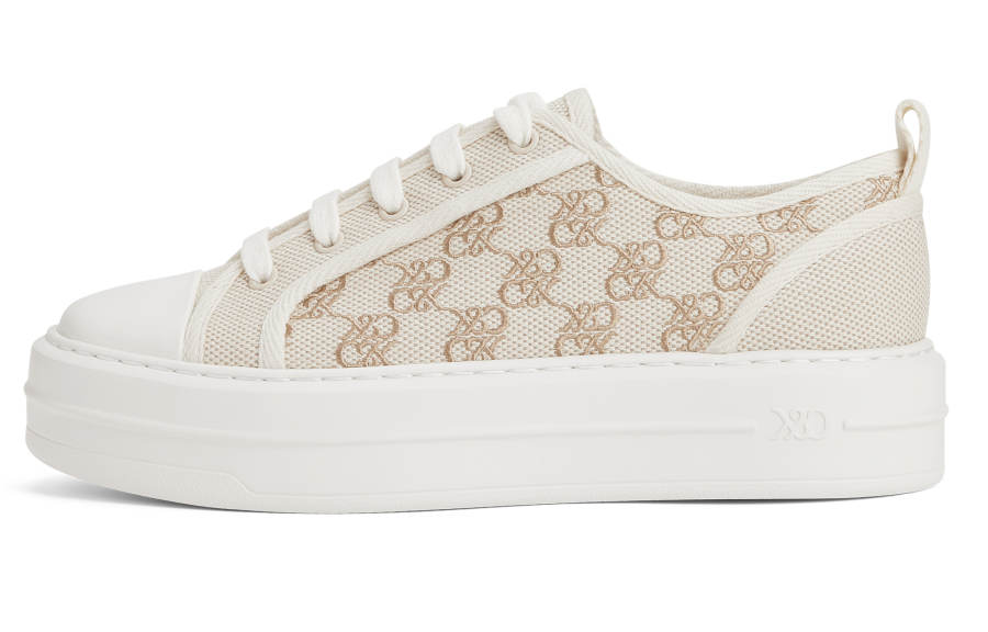 CHARLES&KEITH Small Ck Fabric Low top Casual Shoes 4cm Women's