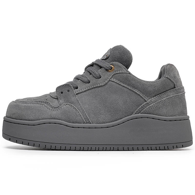 LUOMENG Cow Suede Low top Skateboard Shoes Unisex