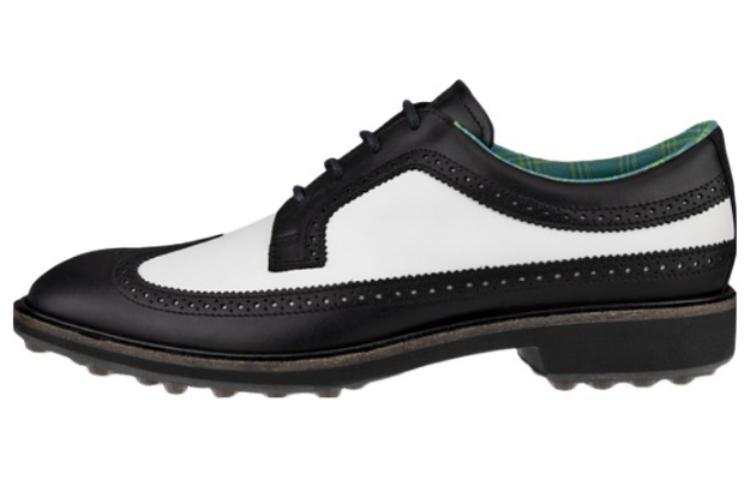 Ecco Ecco Leather Casual Shoes Men's Black White