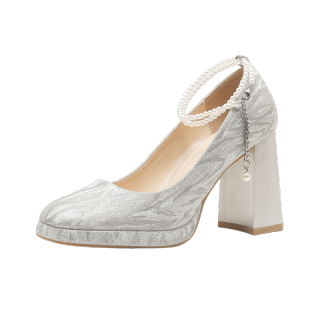 PARK DANCE Chunky Heel High Heels Women's