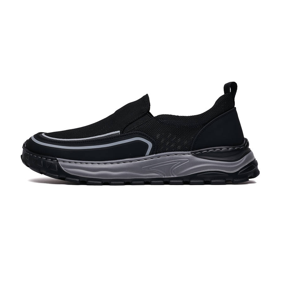 HUITE Breathable Lightweight Breathable And Lightweight Low top Casual Shoes Men's Black
