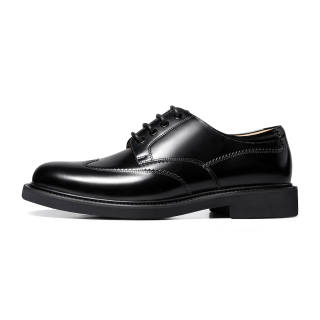 THOM WILLS British Business Old Money Style Calfskin Casual Derby Shoes Dress Shoes Men's Black