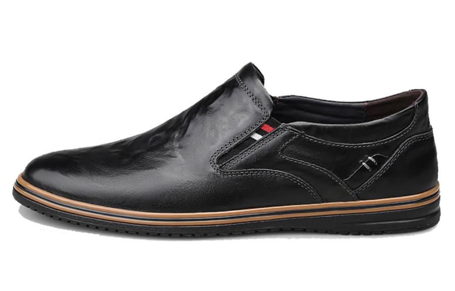 DCK DCK Casual Leather Shoes Men's Low Top