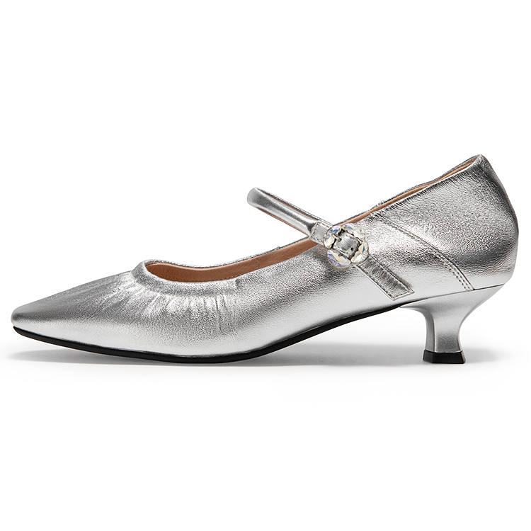 C°BANNER Sheepskin Mary Jane Shoes Women's