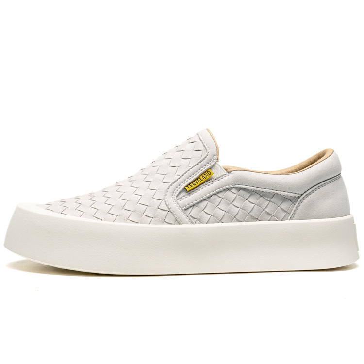 LEAVELAND Men's Casual Shoes Men's Low Top Black/Beige Gray/Sand