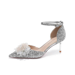 QITUMAUL Slim Heel High Heels 8.5cm Women's