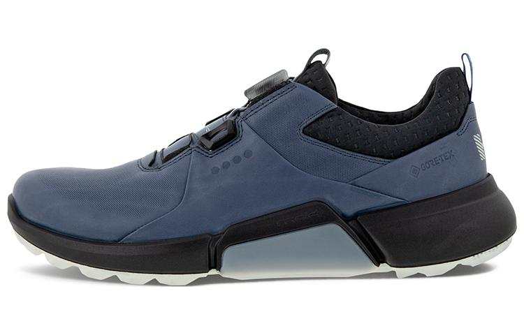 Ecco M GOLF BIOM H4 Leather Waterproof And Breathable Low top Sports Casual Shoes Men's Gradient Black