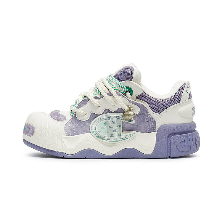 Champion Puff Big Head Shoe AutoSkate V1 Low top Skateboard Shoes Women's Milky Lilac Purple