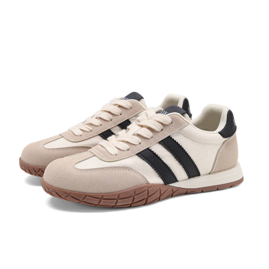 FOXER Abrasion Resistant Lightweight Wear resistant And Lightweight Low top Casual Shoes Women's Beige Gray Black