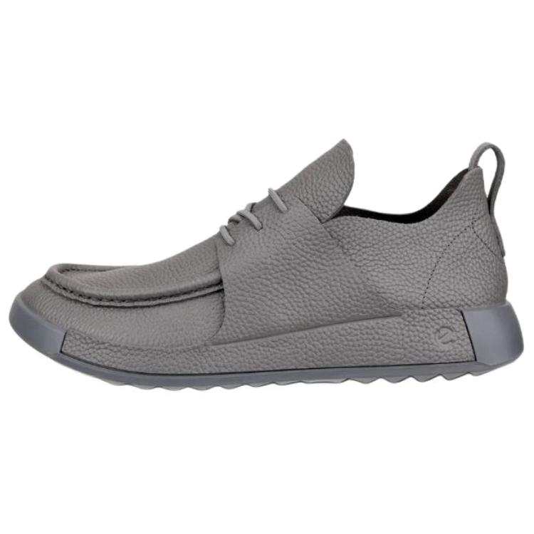 Ecco Ecco Cozmo Leather Casual Shoes Men's Gray