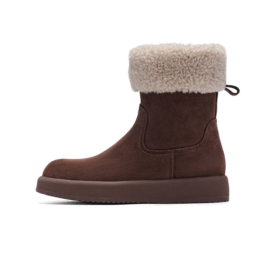 EBLAN EBLAN Snow Boots Women's Dark Brown