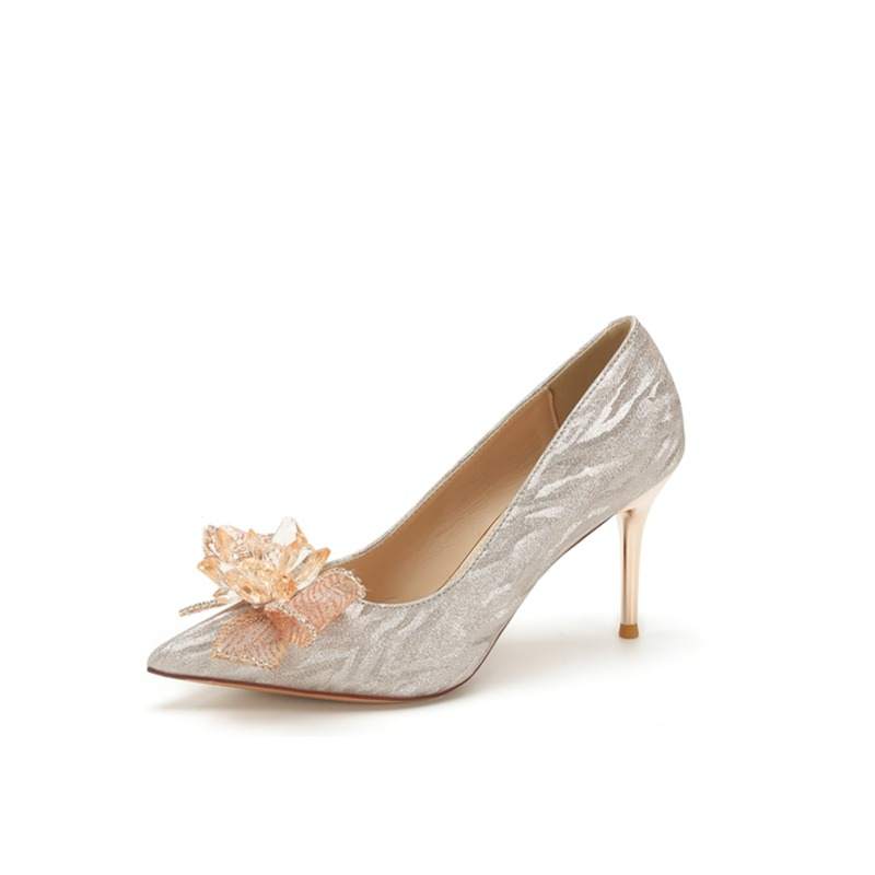 ZUOMILUO Pu Slim Heel High Heels Women's