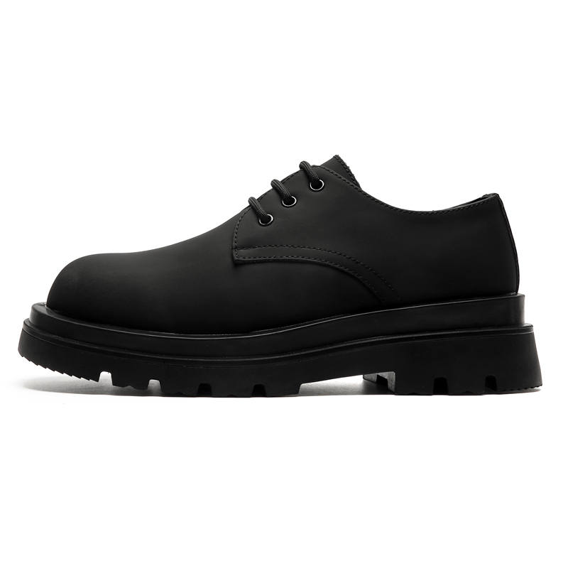 CHILANG CHILANG Microfiber Leather Casual Shoes Men's Black