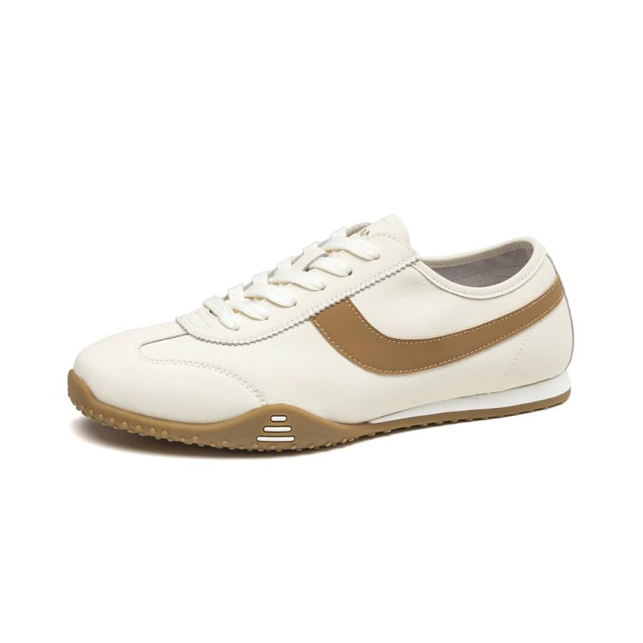 AOKANG Low top Casual Shoes Men's White/Brown