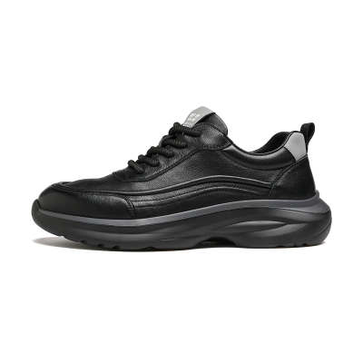 Millies MILLIE'S Top Grain Cow Leather Coverage Support Low top Casual Shoes Men's Black