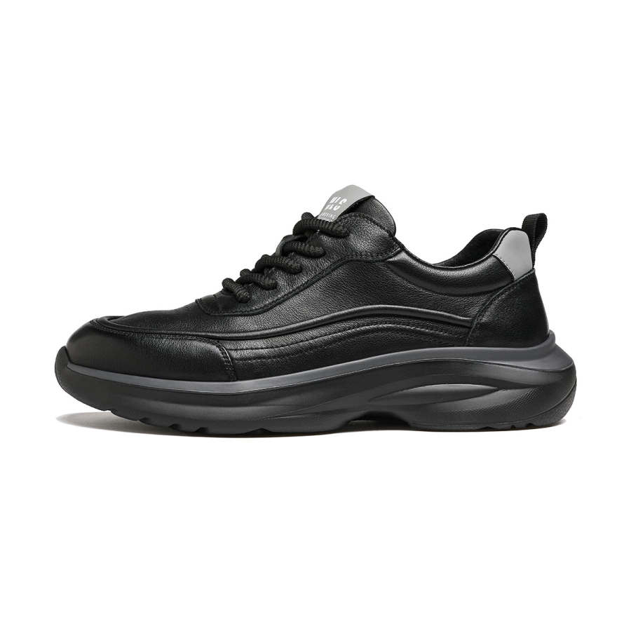 Millies MILLIE'S Top Grain Cow Leather Coverage Support Low top Casual Shoes Men's Black
