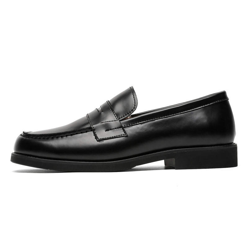 WEISHIBANGWEI WEISHIBANGWEI Microfiber Leather Loafers Men's Black
