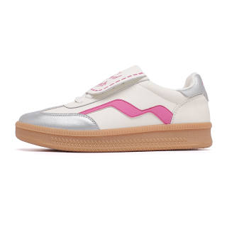 MASONONCE German Army Trainers Low top Casual Shoes Women's Silver Pink