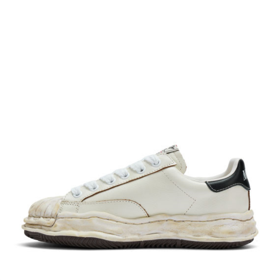 MIHARA YASUHIRO Cow Leather Low top Skateboard Shoes Women's White