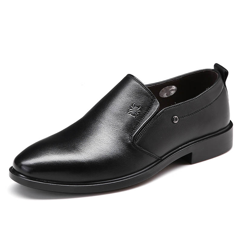 Spider King Cow Leather Casual Shoes Unisex Black