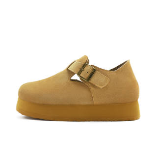 UBZ Cow Split Leather Casual Shoes Women's