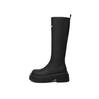 DAPHNE Pu Knee high Boots 6CM Women's Black