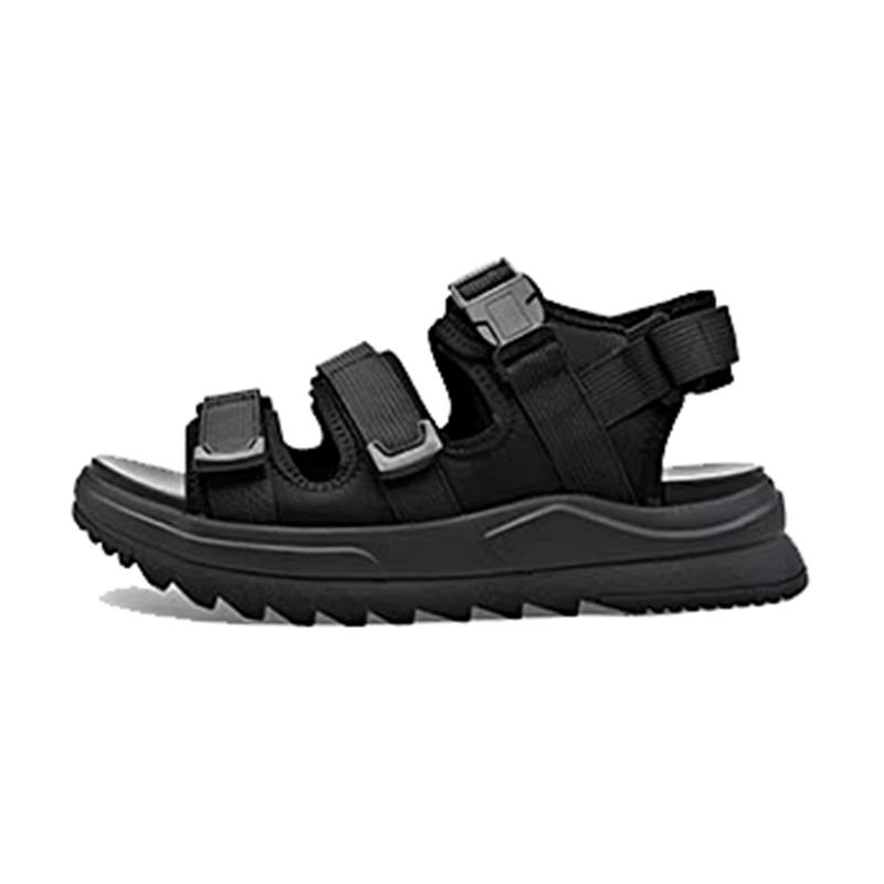 SHUPATE SHUPATE Mesh Beach Sandals Men's Black
