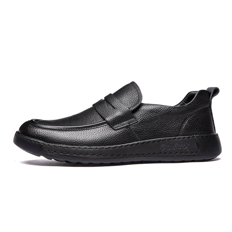 KACHILANG Men's Casual Shoes Men's Low Top Black/Brown
