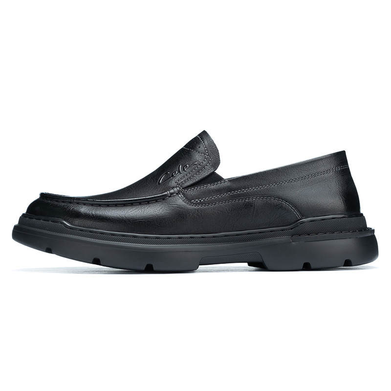 CELE Casual Leather Shoes Men's Low Top