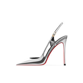 CHUYANG Slim Heel High Heels Women's Silver