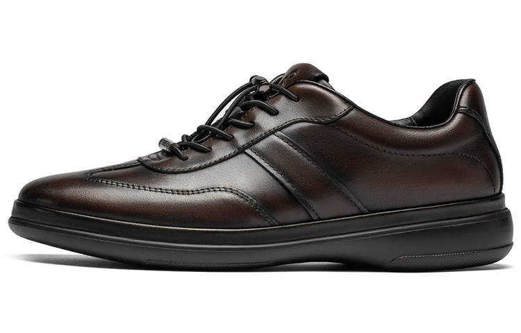 ROBERTA DI CAMERINO Cow Leather Comfortable And Lightweight Low top Casual Shoes Men's Brown