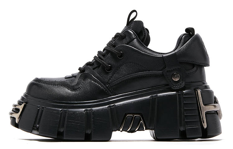 XB-ITER XB ITER Cow Leather Casual Shoes Women's Black