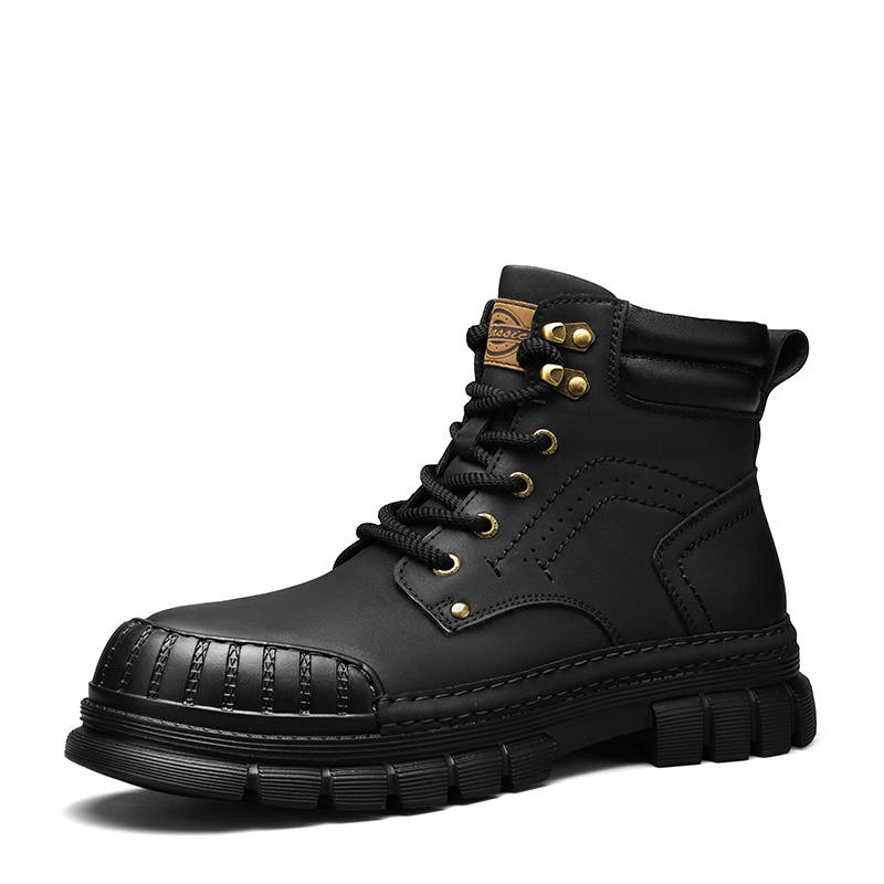 DUNNU DUNNU Combat Boots Men's Black