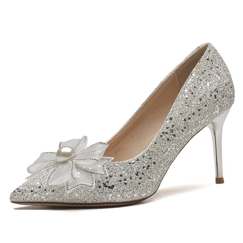 HKCP Slim Heel High Heels 6.5cm Women's