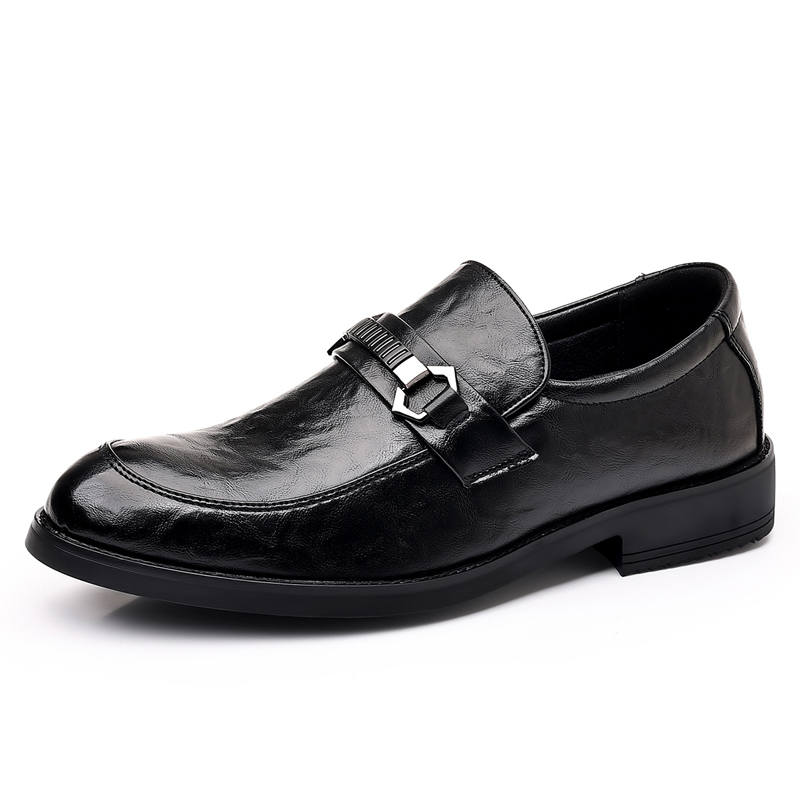 CITONGXIANSHENG Microfiber Leather Casual Shoes Men's Black