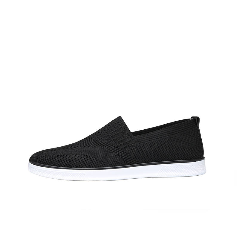 LAORENTOU Casual Shoes Men's Low Top Black/Dark Gray