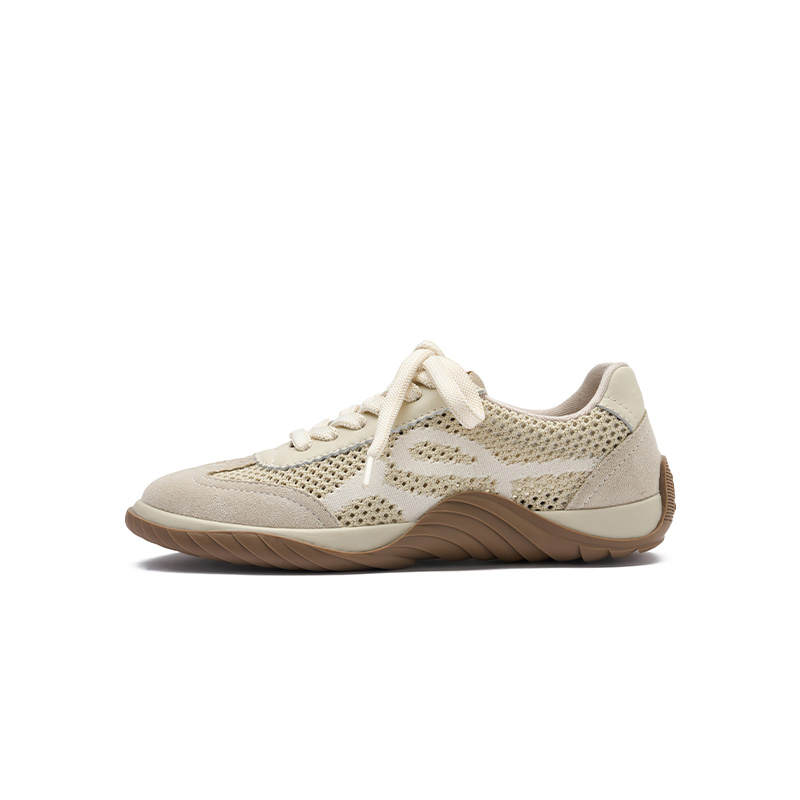 Talitaqoom Pizza Collection Textile, Split Cow Leather Low top Casual Shoes Women's