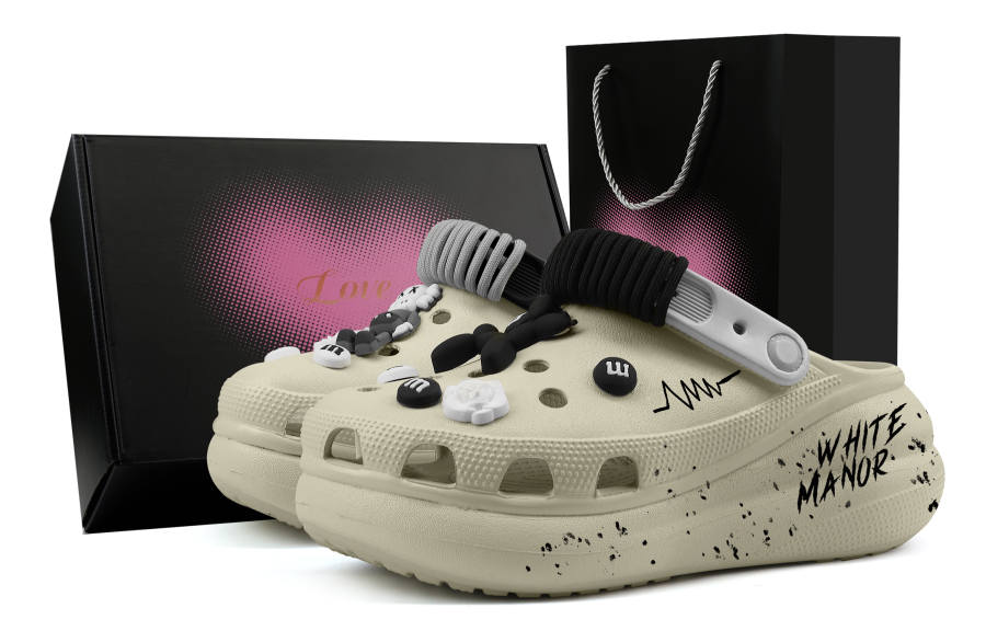 Crocs Crocs Crush Clog EVA Clogs Unisex Bone White