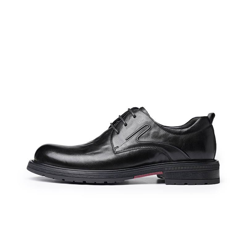 LAORENTOU Dress Shoes Men's Low Top Brown/Black