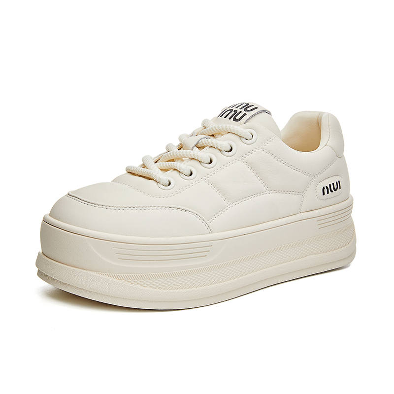 Zdwo Cow Split Leather Low top Skateboard Shoes Women's
