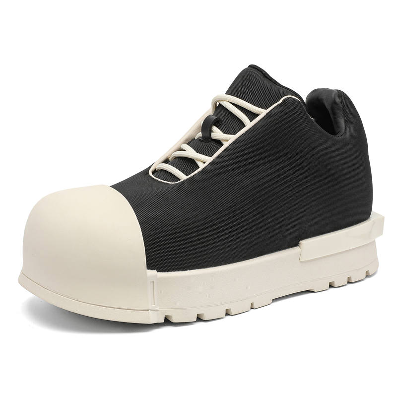 SOBB SOBB Microfiber Leather Mid top Casual Shoes Men's Black