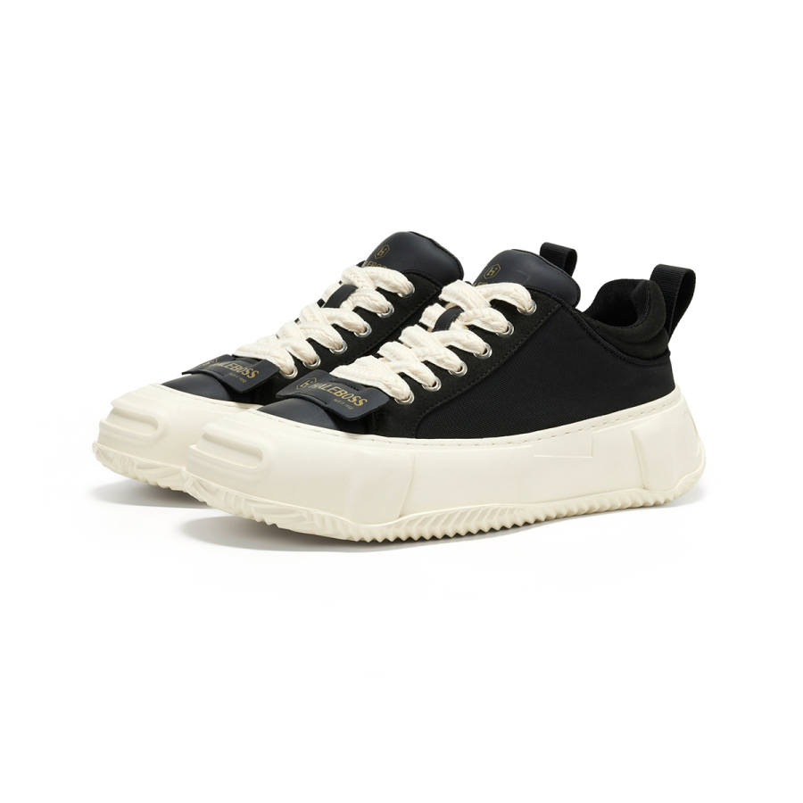 HALEBOSS Cow Leather Slip Resistant Cushioning Abrasion Resistant Low top Skateboard Shoes Men's